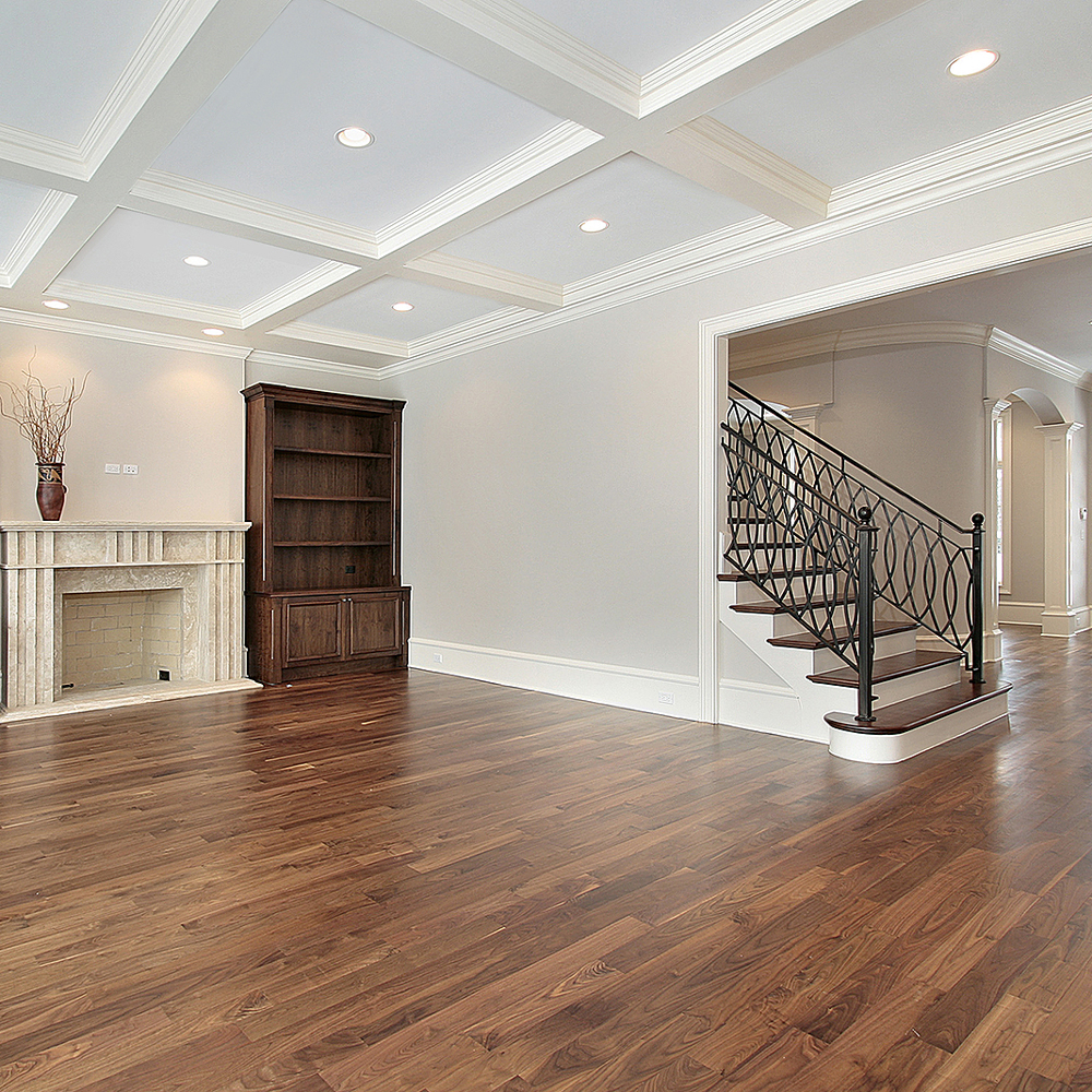 New flooring installation